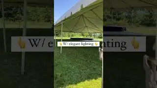 40X60 Frame tent 3 with Lighting