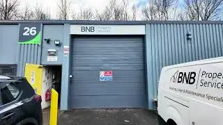 Bnb Property Services front of the warehouse.