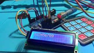 Arduino keypad 4x4 And lcd display