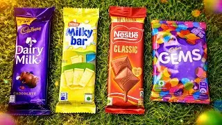 ASMR Most Popular Candys / unpacking popular chocolate eating 