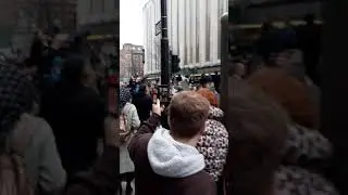 anti lockdown protest takes over city centre Manchester