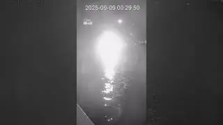 Moment Greta Thunberg's boat was set on fire