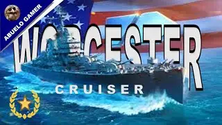 WORCESTER crucero americano | world of warships legends ps4 | wows replay