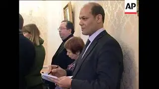 Hamas delegation led by Political Bureau chief Khaled Mashaal, meets Lavrov