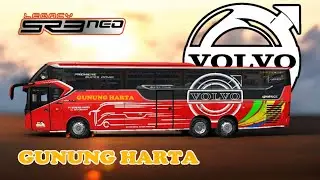 Gunung harta legacy sr3 neo suites combi volvo B11R  450 bussid