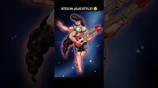 What Steven Universe looks like in Jojo's Bizarre Adventure's art style 😲 #art #shorts