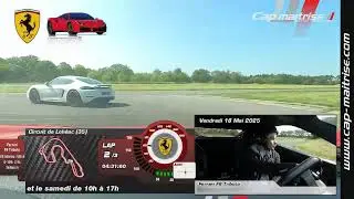 Ferrari F8 Tributo - Circuit de Loh&eacute;ac (Bapt&ecirc;me)
