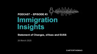 Immigration Insights Episode 3: Statement of Changes, eVisas and EUSS