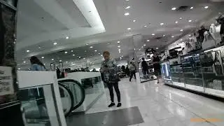 Walking around Macy's - Galleria at Tyler - Riverside, CA