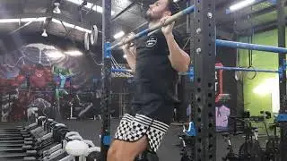 Chin over bar pull up