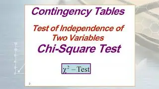 Chi square Test - community medicine lec9