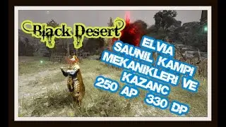 Black Desert Elvia Saunil Kampı Grind Mekaniği ve Kazanç 250 Ap - 330 Dp