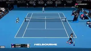Tennis Elbow Cori Gauff vs Ashleigh Barty