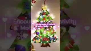 Felt Christmas Tree with Detachable Ornaments