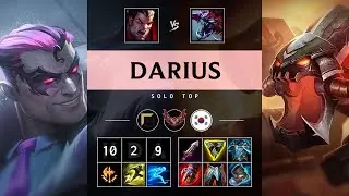 Darius Top vs Cho'Gath - KR Grandmaster Patch 25.10