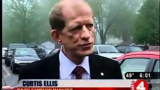 Corwin dodges reporters' questions