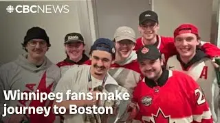 Winnipeg fans make long journey to Boston to see Team Canada win &mdash; and support a friend