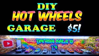 DIY Hotwheels Garage made from Foamboard