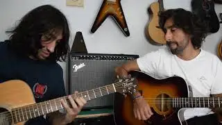 Foo Fighters - Wheels - DarFil Guitar Duo - Acoustic Cover