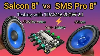 Woofers Compare Audio test with TPA3116D2 Audio board
