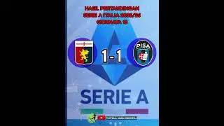 GENUA VS PISA #serieaitali2025 #ligaitaliaseriea #genua #pisa