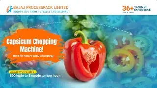 Capsicum Chopping Machine | Amazing Bell Pepper Cutting Machine |Slicing and  Chopping Bell Peppers