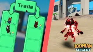 Trading for Alpha Halloween Red Duskit Pure Nimble! | Loomian Legacy
