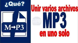 ✅ Cómo Unir archivos mp3 en uno solo ¡Fácil!