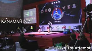 Justin Spencer at the 2013 Junior World Weightlifting Championships 94kg 19 Years old