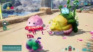 pikmin 1 emperor bulblax via pikmin 4 method within pikmin 1 gamemode in pikmin 4 game