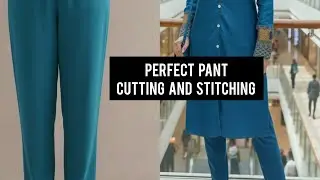 Perfect  ladies pant cutting and stitching 