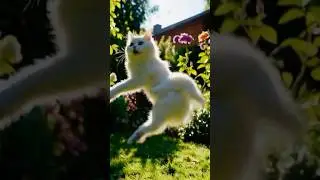 Flying cat moment 🐱💨 | #shorts #funnycats #cuteanimals #cozychill #dailyvibe #relaxing #힐링