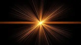 Golden Light Burst Energy Rays on Dark Abstract Background | Free to use