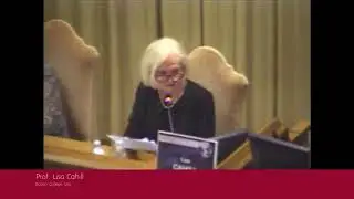 Prof. Lisa Cahill, Usa: Ethics of coming into the world.