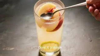 Peach Fizz 🍑✨ | Easy Sparkling Peach Drink