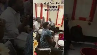 Mud Crab Farming live Class Kannada Telugu Tamil English Hindi call for Training 9663636355