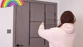 Wall mount shoes organiser