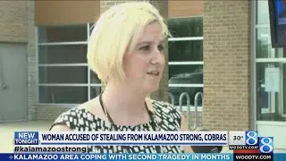 Woman accused of stealing from Kalamazoo Strong, Cobras