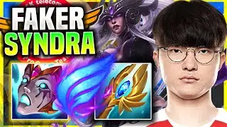 FAKER TRIES SYNDRA WITH NEW ITEMS! - T1 Faker Plays Syndra Mid vs Lucian! | Season 11
