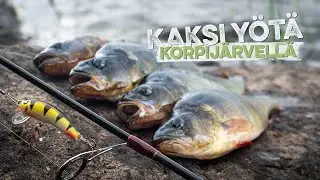 Ahvenkalassa korpij&auml;rvell&auml; &ndash; Kahden y&ouml;n telttaretki Kainuussa
