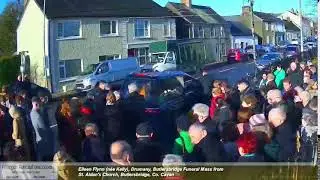 Eileen Flynn (n&eacute;e Kelly), Drumany, Butlersbridge Funeral Mass from  St. Aidan's Church, Butlersbrid