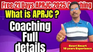 30 Days Free APRJC - 2025 Coaching Full Details and Coaching Full Details in telugu