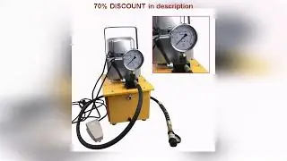 A must-have product! 700Bar 7L Electric Driven Hydraulic Pump Single Acting Manual Valve Control 7