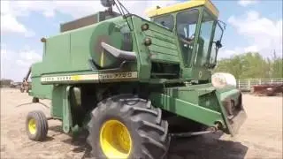 John Deere 7700 Turbo combine for sale | no-reserve Internet auction May 17, 2017