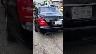 Idling, of the mercedes w221 s63 stock exhaust 🦁# mercedes benz s63