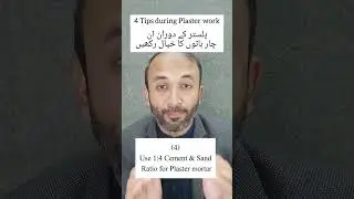 Checklist During Plaster work #house #construction #plaster #