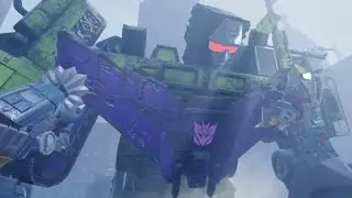 Dinobots vs Devastator! Dave & Buster&rsquo;s Transformers VR: Decepticon Invasion Arcade Gameplay!