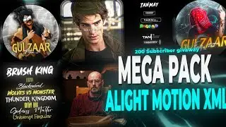 200 Special alight motion mega pack 💀🔥||Alight motion || Aceeditzz24 ||