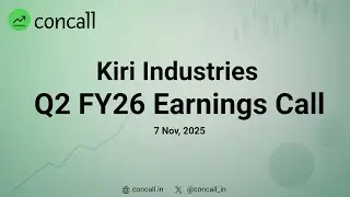 Kiri Industries Q2 FY26 Earnings Conference Call | Concall.in