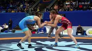 Round 1 WW 62 kg ILONA PROKOPEVNIUK (UKR) - YULIIA TKACH OSTAPCHUK (UKR)